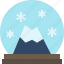 snowdome, snowglobe, water globe, winter 
