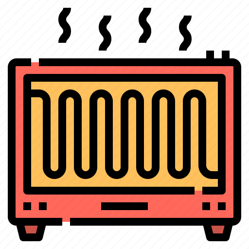 Electric, heater, radiator, warm, winter icon - Download on Iconfinder