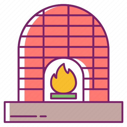 Comfortable, fire, igloo, insulated, snow, warm, winters icon - Download on Iconfinder