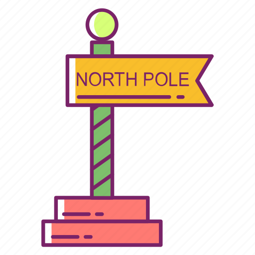 Light, north pole, roads, sign board icon - Download on Iconfinder