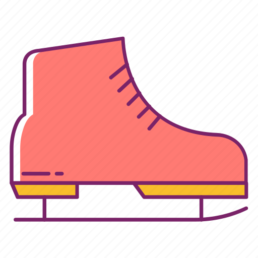 Careful, enjoyment, ice, outdoor, shoes, skating, snow icon - Download on Iconfinder