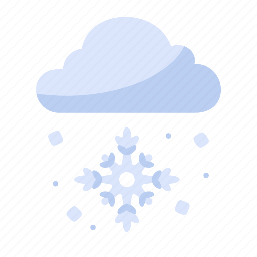 Weather, cloud, snow, snowing, snowfall icon - Download on Iconfinder