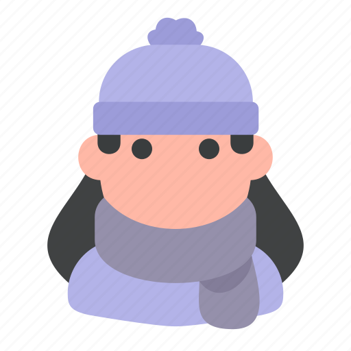 Woman, person, people, winter, avatar icon - Download on Iconfinder