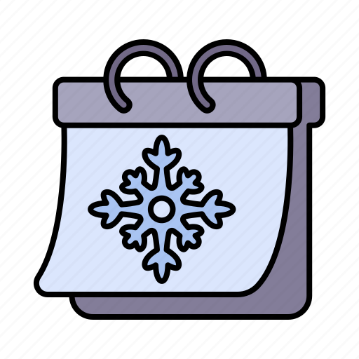 Winter, snowflake, calendar, date icon - Download on Iconfinder