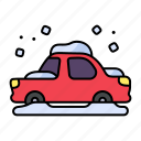 vehicle, car, snow, automobile