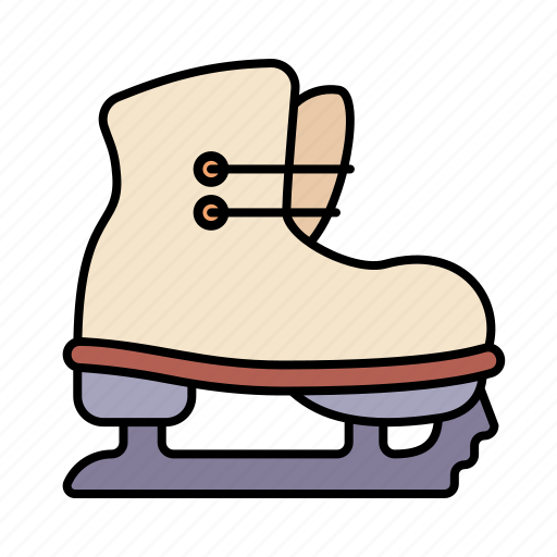 Ice skate, skate, ice, ice skating, ice hockey, winter sports icon - Download on Iconfinder