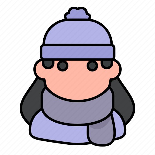 People, winter, avatar, woman, person icon - Download on Iconfinder