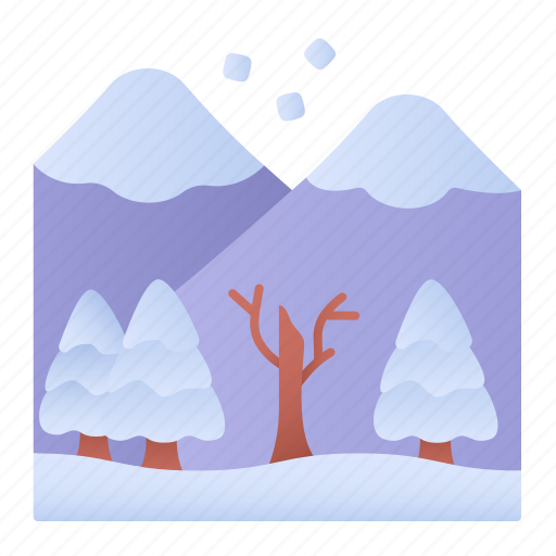 Snow, mountains, nature, landscape icon - Download on Iconfinder