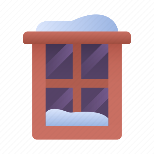 Frost, snow, winter, window icon - Download on Iconfinder