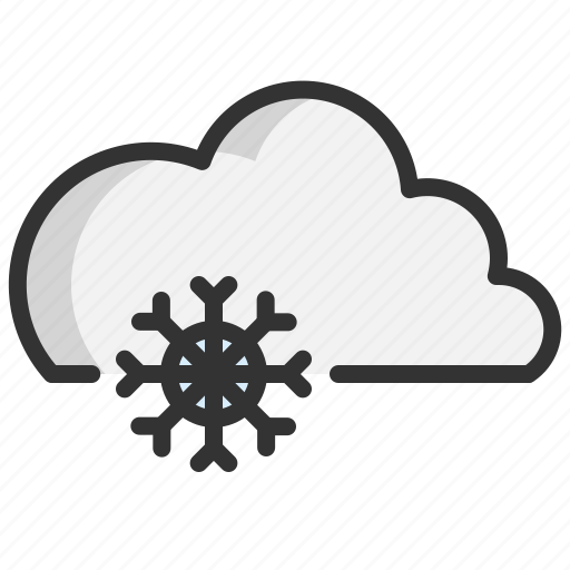 Christmas, winter, cold, snowflake, snow, cloud icon - Download on Iconfinder