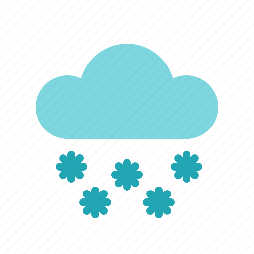 Snowy, snow, snowfall, cloud, winter, weather icon - Download on Iconfinder