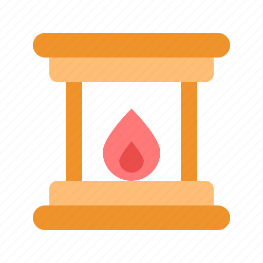 Fireplace, fire, warm, chimney, winter icon - Download on Iconfinder