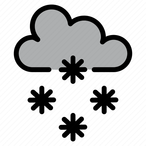Snow, cloud, cold, weather icon - Download on Iconfinder