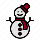 snowman, snow, winter, christmas, xmas