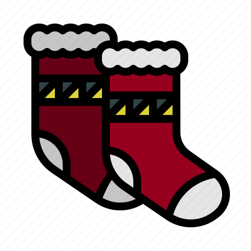 Sock, stocking, christmassock, christmas, fashion icon - Download on Iconfinder