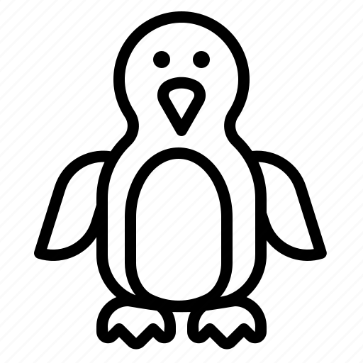 Penguin, bird, animal, zoo, wildlife icon - Download on Iconfinder