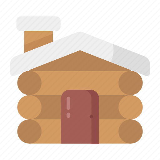 Cabin, house, building, home, cottage, winter icon - Download on Iconfinder