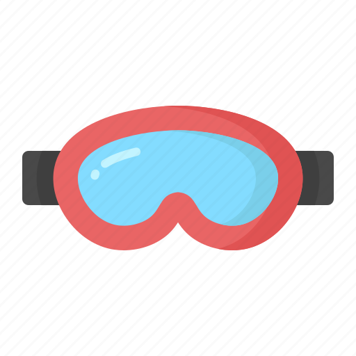 Ski goggles, winter, eye-protection, ski-glasses, sport-goggle icon - Download on Iconfinder