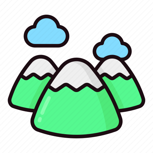 Mountain, nature, landscape, travel, tree, forest, adventure icon - Download on Iconfinder