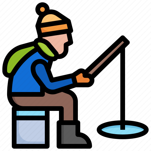 Fishing, sports, and, competition, snow, winter icon - Download on Iconfinder