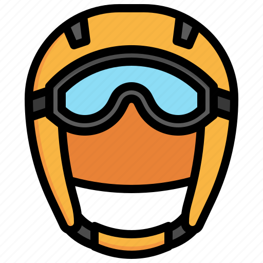 Helmet, goggles, worker, winter, sport icon - Download on Iconfinder