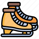 skating, ice, winter, sports, shoes, season