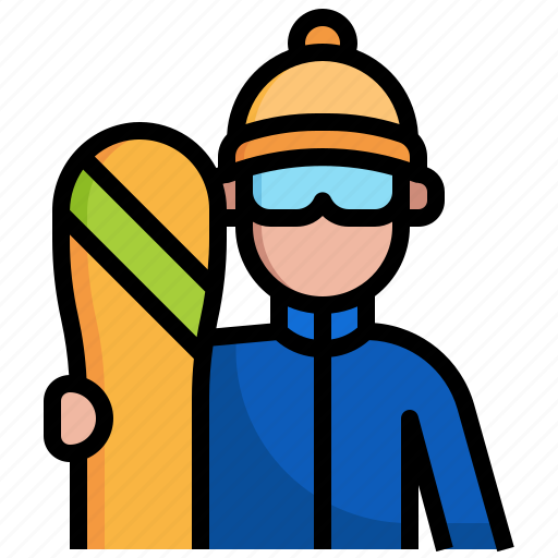 Snowboarding, snowboarder, sporty, snowboard icon - Download on Iconfinder
