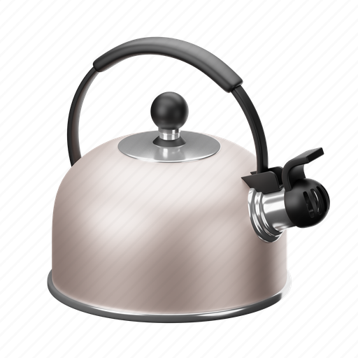 Kettle, pot, kitchen, cook 3D illustration - Download on Iconfinder
