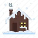 house, winter house, construction, winter