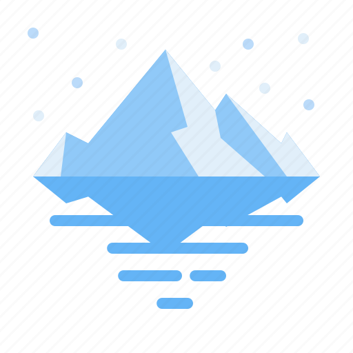 Iceberg, arctic, melting, glacier icon - Download on Iconfinder