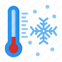 thermometer, cold, winter, ice