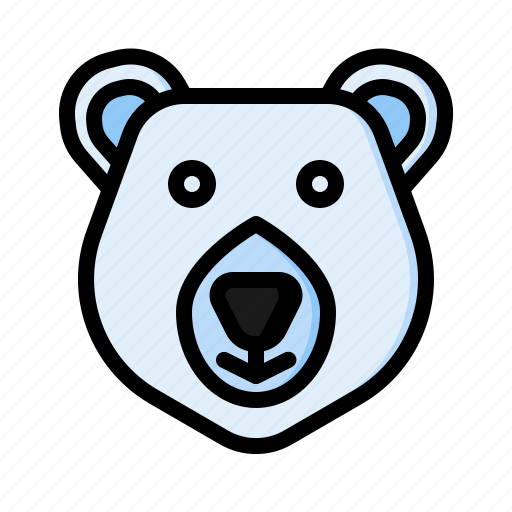 Bear, polar bear, cold, winter icon - Download on Iconfinder