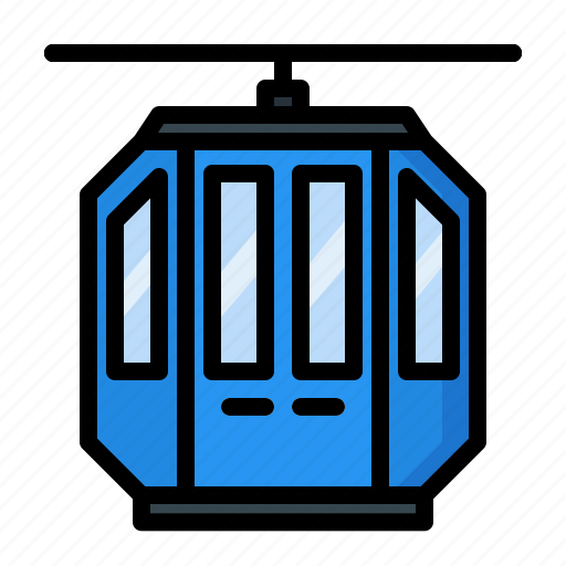 Cable car, voyage, lift, winter icon - Download on Iconfinder