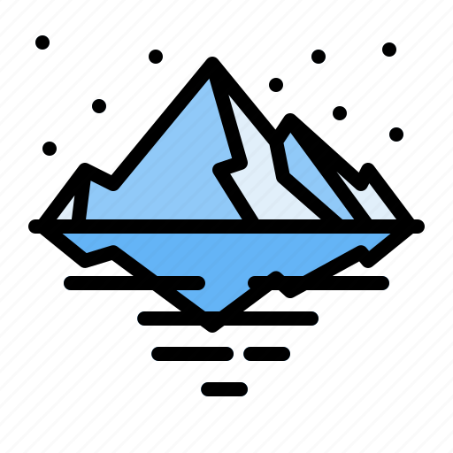 Iceberg, glacier, arctic, nature icon - Download on Iconfinder