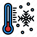 thermometer, cold, winter, temperature