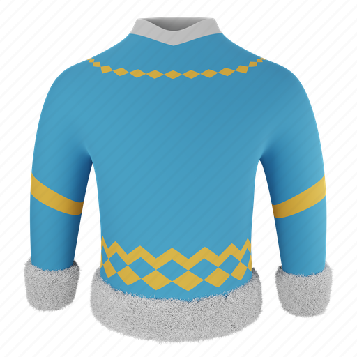 Sweater, winter, jumper, clothes, pattern, texture, shirt 3D illustration - Download on Iconfinder