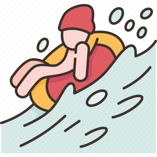 Snow, tubing, sliding, winter, fun icon - Download on Iconfinder