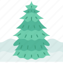 pine, tree, mountain, winter, season