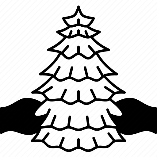 Pine, tree, mountain, winter, season icon - Download on Iconfinder