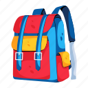 backpack, knapsack, travel bag, shoulder bag, rucksack