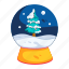 winter globe, snow globe, crystal globe, crystal ball, winter ball 