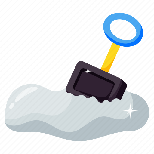 Snow, handle, shovel, shoveling icon - Download on Iconfinder