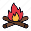 bonfire, camping, wood, flame, bushcraft, winter, camp, firewood, campfire 