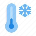cold, temperature, thermometer, snow, winter