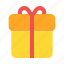 gift, box, present, ribbon 