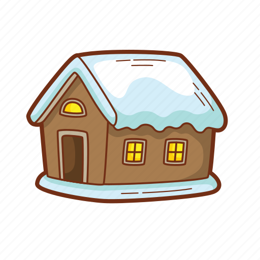 Winter, home, house, estate, wooden house, building icon - Download on Iconfinder
