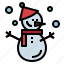 christmas, icicle, snowman, weather 