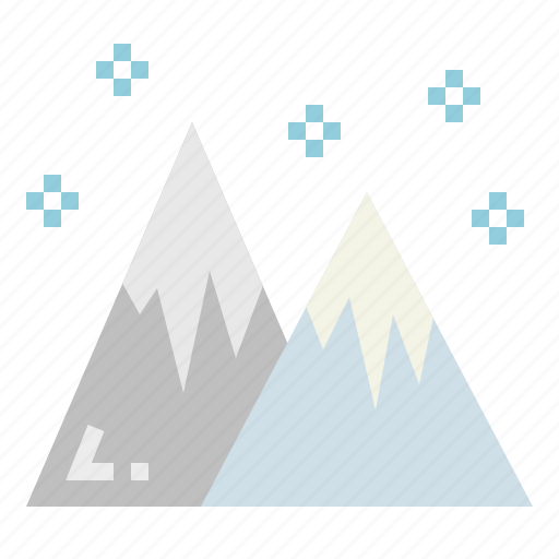 Mountains, nature, snow, winter icon - Download on Iconfinder