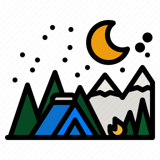 Snow, tent, camping, mountain, winter icon - Download on Iconfinder