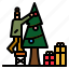xmas, christmas, decoration, pine, tree 
